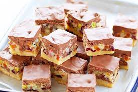 Baked Rocky Road Slice Rocky Road Slice Slices Recipes Baking