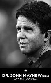 Hearing of the loss of Dr John Mayhew (ONZM) has deeply saddened us here…