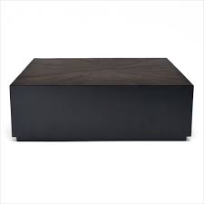 While designing a drawing room, sometimes people least care about a centrepiece coffee table. Black Wood Coffee Table With Storage