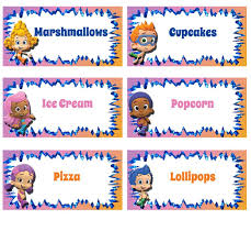 Bubble Guppies Food Labels Free Pdf Download Bubble Guppies Birthday Party Bubble Guppies Birthday Bubble Guppies Party