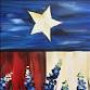 Texas Flag and Bluebonnets
