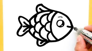 Looking for easy pictures to draw? How To Draw A Supper Cute Fish Supper Easy Draw Cute Things