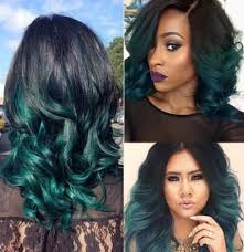 Black And Green Wig Hair Waves Lob Texture 41 Ideas Hair Color Crazy Hair Waves Hair