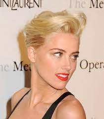 Amber Heard Blonde French Twist Updo For Short Hair Hairstyles Weekly Medium Hair Styles Short Hair Updo Womens Hairstyles