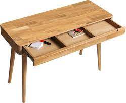 Ein stilvoller kleiner edwardianischer schreibtisch aus eiche. Home Affaire Schreibtisch Scandi Aus Massivem Eichenholz Mit Vielen Stauraummoglichkeiten Breite 110 Cm Online Kaufen Otto Schreibtisch Holz Schreibtisch Schreibtisch Eiche