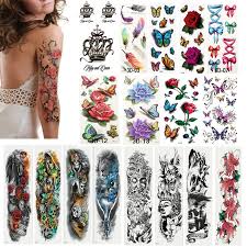Talk to a real person. Waterproof Temporary Tattoo For Men Flash Tattoo Sleeve Body Arm Tattoos Transfer Stickers Skull Flower Metallic Tattoos Large Buy At The Price Of 2 99 In Aliexpress Com Imall Com