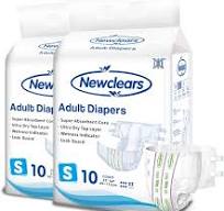 Newclears Pañales para adultos con pestañas para hombres y mujeres Cuidado  de la incontinencia, absorbente desechable para discapacidad Cuidado ...