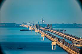 More images for lake pontchartrain causeway » File Lake Pontchartrain Causeway From Three Lakeway Center Png Wikimedia Commons