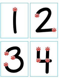 Christmas Math Number Cards Christmas Math Touch Math Math Number Cards