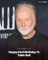 Now what the Hell do I care about Al Jolson. I'd just assume her you sing  "Mammy." CINEMABLEND BLEND CINEMA ド VERSA- CELEBRITIES Нару 83rd Birthday  Το Tobin Bell
