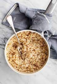 The basic brown rice to water ratio is 2 1/2 cups water for every 1 cup of brown rice. How To Cook Perfect Brown Rice Recipe Love And Lemons