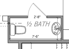Under Stair Powder Room Powder Room Small Bathroom Floor Plans Powder Room