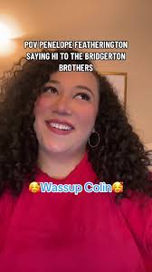 I feel as if Penelope Featherington would defs greet Gregory like a little  bro, Colin they are always flirting and have heart eyes, Benedict like they  are good friends, and Anthony she always respects ...