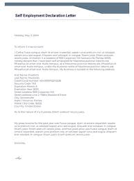 Include the following in your letter or fax. Self Employment Declaration Letter Pdf Templates Jotform