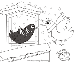 Disegni Giorni Della Merla Artigianato Invernale Disegni Di Uccelli Disegno Per Bambini