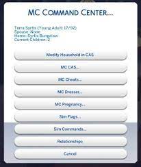 The first one lets you take full control of gameplay … Mc Command Center Sims 4 Game Mods Sims 4 The Sims 4 Pc