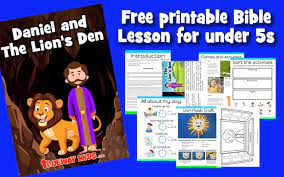The name daniel means god is my judge. daniel is a type of christ, a godly bible character who foreshadowed the coming messiah. Daniel And The Lion S Den Preschool Bible Lesson Trueway Kids