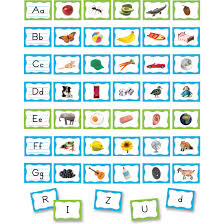 Alphabet Pocket Chart Cards By Teacher Created Resources