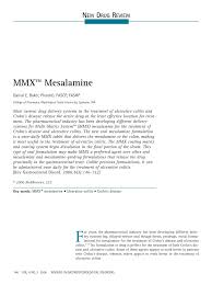 pdf therapeutic equivalence of mesalamine products