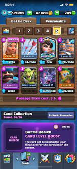 I tried three different battle healer decks and this one has worked the  best can I have your opinions on it : r/ClashRoyale