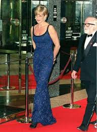 She Was 1 In A Million Princess Diana Fashion Lace Blue Dress Princess Diana