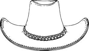Cowboy hat coloring page from clothes and shoes category. Cowboy Hat Coloring Pages Wecoloringpage Com Coloring Pages