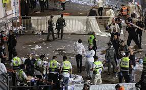 Israeli medical officials said friday that a stampede broke out during the jewish religious festival of lag baomer in the country's northern region, killing at least 44 and injuring at least 150. Cfeclfzhyu Jtm