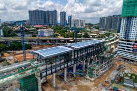 Rapid progress of mrt ssp line, of of the structure of the station can be notice and the track almost join from each station. Jalan Kuchai Lama Kuchai Mrt Corp
