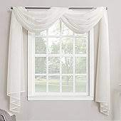 There are several major types of valances you can. Window Scarf Curtain Scarf Valance Jcpenney