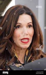 Maryland Heights, United States. 19th Apr, 2022. University of Missouri's  new Athletic Director Desiree Reed-Francois, talks with alumni during the  Mizzou Come Home Caravan in Maryland Heights, Missouri