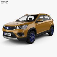 3d Model Of Chery Tiggo 3xe 2016 In 2020 Car 3d Model Car 3d Model