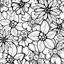 Retro different vector seamless patterns (with swatch). Floral Seamless Pattern Stock Vector Colourbox