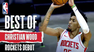 Wood started with the bucks, playing 13 games for milwaukee and 28 games for the herd. Christian Wood Erupts For 27 Pts 10 Reb In Rockets Debut Youtube