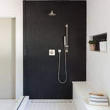 Simply spray a bit of oil directly on your dirty shower door/tile to clear away the lime deposits and dirt real quick. 32 Beautiful Bathroom Tile Design Ideas