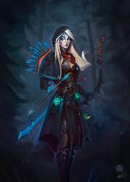 These aren't only classics, they are stunning. 2560x800px Free Download Hd Wallpaper Drow Ranger Dota 2 Haryarti Bow Archer Fantasy Art Fantasy Girl Wallpaper Flare