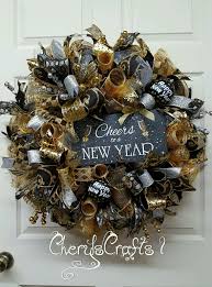 Cheers To A New Year Holiday Wreaths Wreaths Xmas Wreaths
