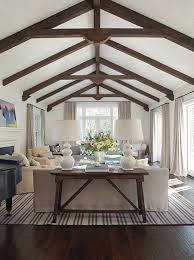 Vaulted Ceilings White Or Wood Thewhitebuffalostylingco Com Vaulted Ceiling Living Room Farm House Living Room Modern Farmhouse Living Room