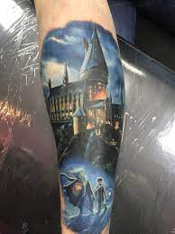 Hptattoo Harrypotter Hogwarts Harry Potter Tattoos Tattoos Cover Up Tattoo Ideas