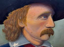 Oil Painting Civil War Portrait General George Custer 1863 After Benjamin  Brady