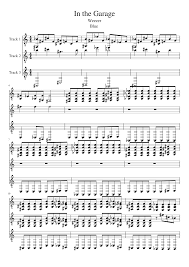 In the garage i feel safe no one cares about my ways. Free Sheet Music In The Garage By Weezer Play And Download Any Time