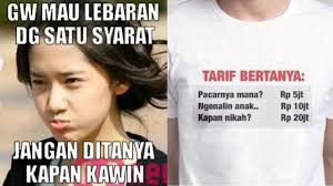 Jangan Galau Ini 10 Meme Kocak Pertanyaan Kapan Nikah Saat Lebaran Citizen6 Liputan6 Com