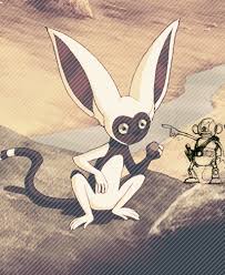 Early Concept Art Final Product I Think The Reason Momo Is A Robot Here Is Because The Series Was Originally Goin Pokemon Avatar Avatar Aang Avatar Airbender