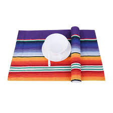 These are versatile as you can use them while dining both indoors and outdoors. Humorous P Pack Of 6 Cotton Mixed Color Table Placemats Mexican Table Mats Woven Table Placemats Washable Table Mats Great For Dining Room Coffee Table Kitchen Buy Online In Maldives At Maldives Desertcart Com Productid
