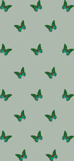 Beautiful flowers, pastel, cute and more. 35 Sage Green Aesthetic Wallpapers Butterfly Wallpaper Iphone Idea Wallpapers Iphone Wallpapers Color Schemes