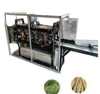 Automatic Feeding Reed Leaf Peeling Machine Rattan Reed Peeling Peeler  Machine for Willow Reed Leaf Stick Wicker Peeler Machine