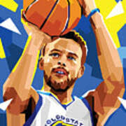 Steph Curry Digital Art by Gilang Bogy