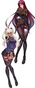 kagami hirotaka, beatrice kushan, kila kushan, kangoku senkan, kangoku  senkan 3, lilith-soft, absurdres, highres, 00s, 2girls, blush, breasts,  curvy, dark-skinned female, dark skin, female focus, large breasts, looking  at viewer, mother and