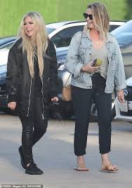Avril lavigne has finally joined tiktok and is already off to a great start. Avril Lavigne Rocks A Chunky Black Coat As She Grabs Dinner In Malibu With Her Pals Readsector Female