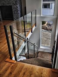 Picture Gallery Of Our Custom Glass Railings Interior Exterior Stair Railing Design Interior Balcony Railing Design