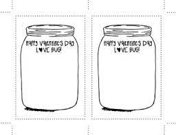 Love bug mason jar printable. Love Bug Mason Jar Valentines By Jennifer Peart Tpt